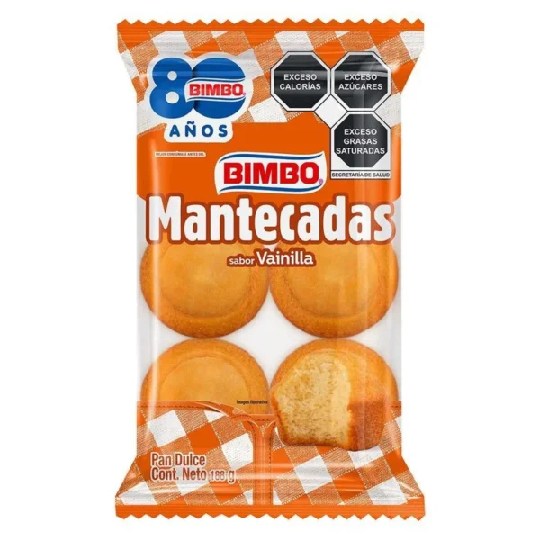 Bimbo Mantecadas Bread 188g (Pan Bimbo Mantecadas 188g)